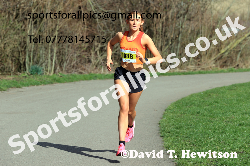 Senior Womens 2026 NECAA Royal Signals Road Relays, Hetton Lyons Country Park, Hetton le Hole. Photo: David T. Hewitson/Sports for All Pics